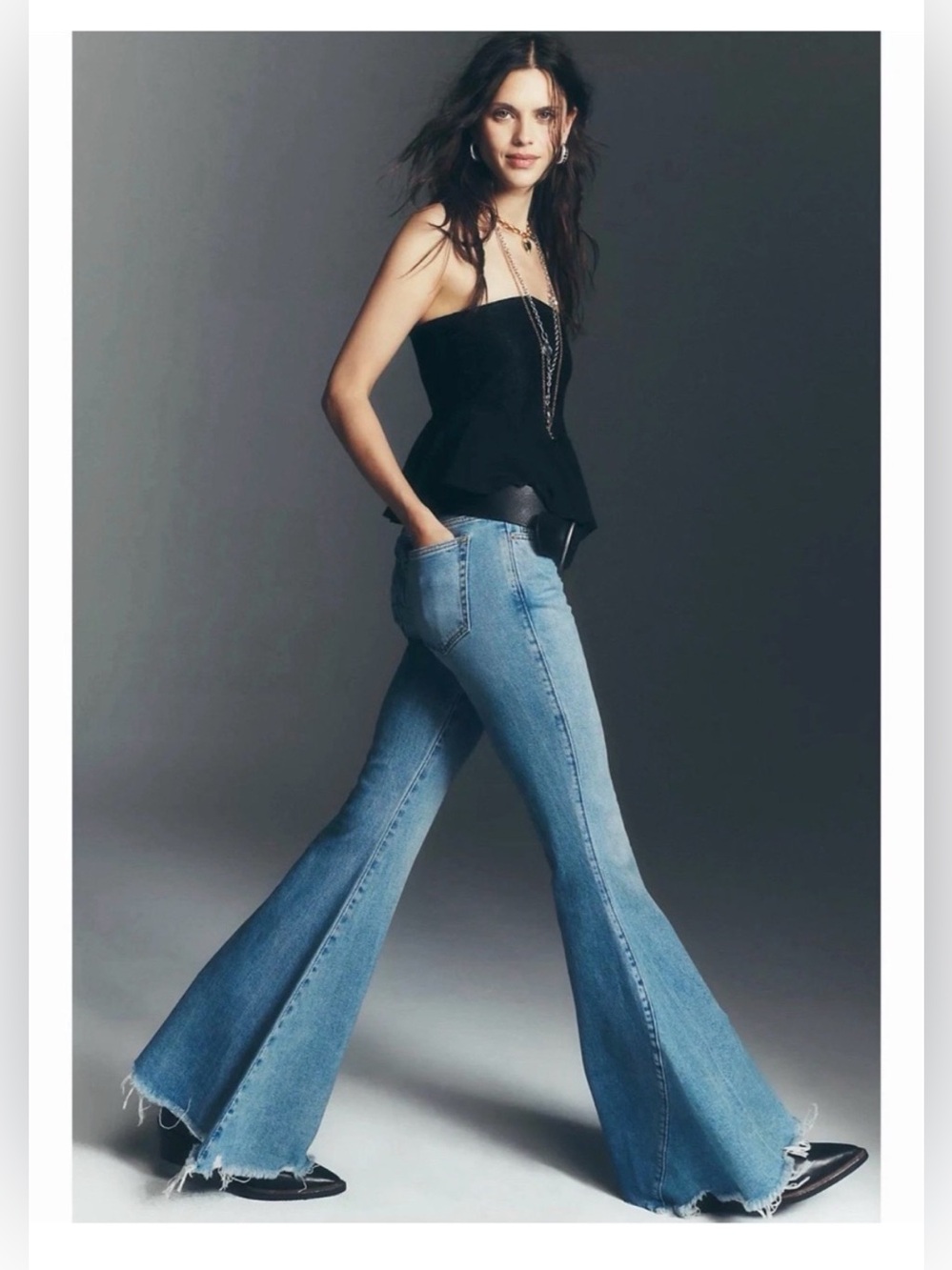 We The Free Emre Low Rise Flare Jeans